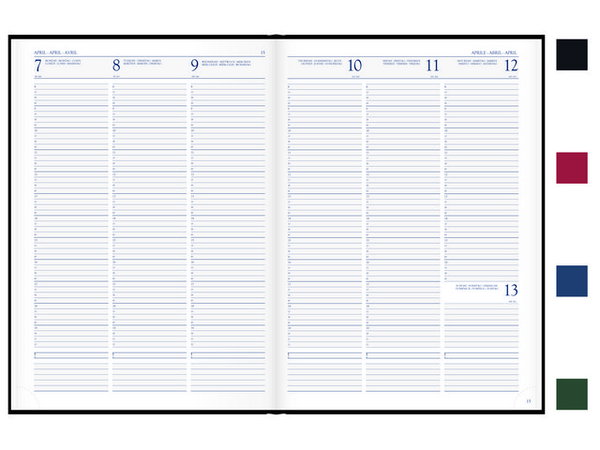 Memo agenda's 1 week op 2 pagina's
