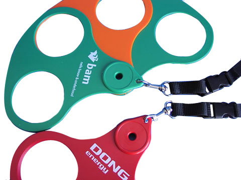Drankendragers met lanyard