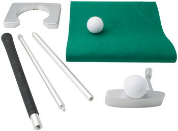 Golftassen met putting set