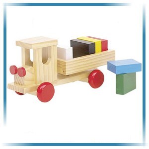 Houten vrachtwagens