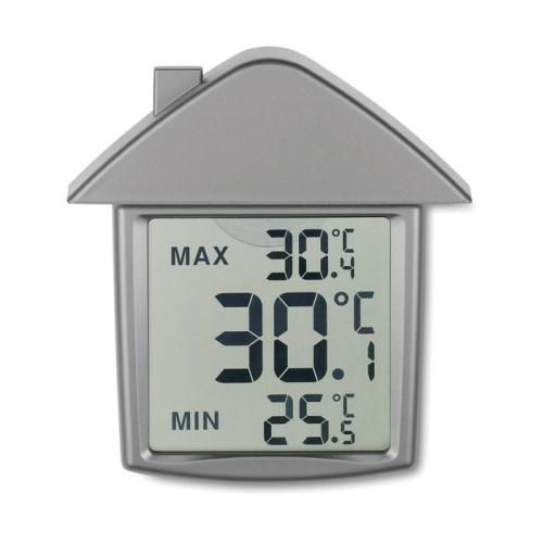 Klokken en thermometer huisjes
