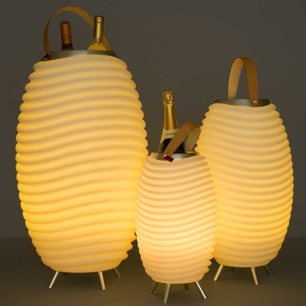 Lamp, speaker en wijnkoeler in één gadget