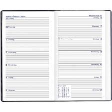 Agenda's 1 week per pagina