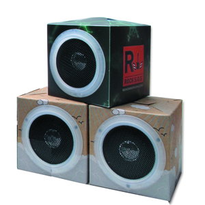 Opvouwbare speakers