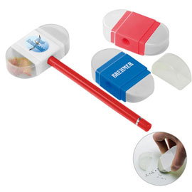 Puntenslijper met gum