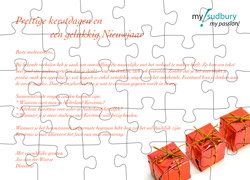 Bedrukte mailing puzzelkaarten