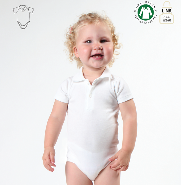 Rompers met polo kraag