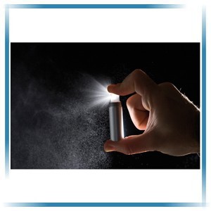 Sleutelhanger met parfumflesje