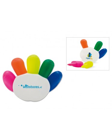 Tekstmarkers hand