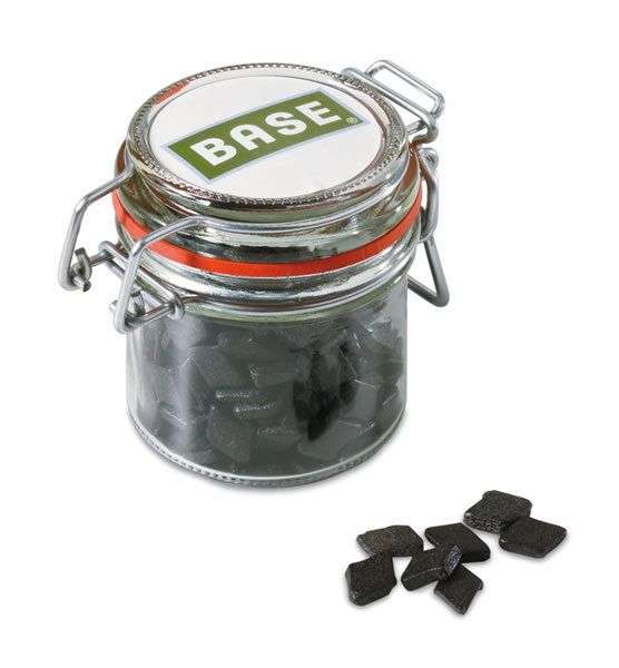 Weckpotjes met dropruitjes