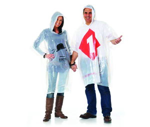 Weggooi poncho's