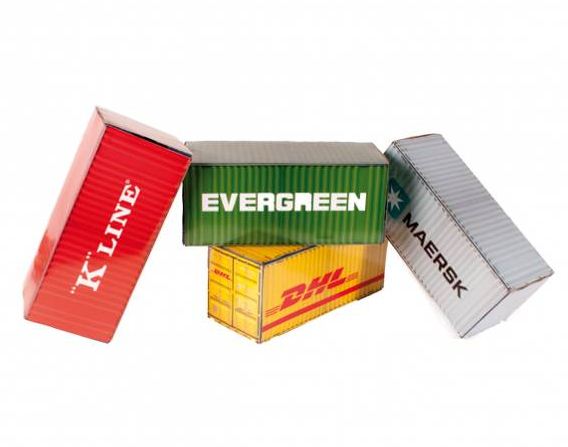 Zeecontainers met bloembollen