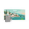 Scatola pieghevole con fascetta, design personalizzato
