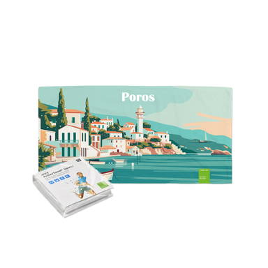 Busta in polietilene con cartoncino pieghevole, design standard