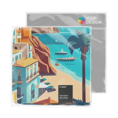 Bolsa de polietileno reciclable con tarjeta insertable, diseño propio (a partir de 500 uds.)