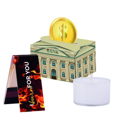 1 Tea lights and 1 matchbook, standard motif 20g