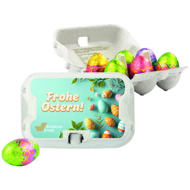 6 Klett chocolate Easter eggs 37.5g