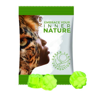 Trolli fruit jelly gums clover leaf green 15g