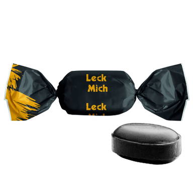 Liquorice sweets, candy, oval 5g