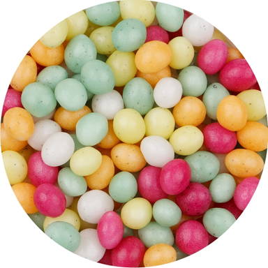 Bunte Zucker-Eier