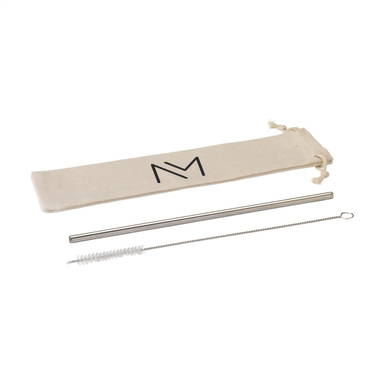 Reusable 1 piece ECO Straw Set RVS rietje
