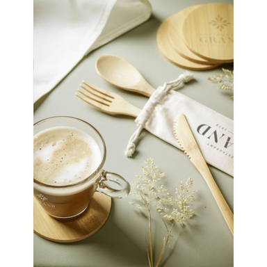 Bamboo Coaster Set onderzetters