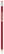 Pencil with eraser - Red