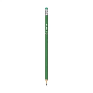 Bleistift mit Radiergummi - Grün