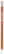 Pencil with eraser - Orange