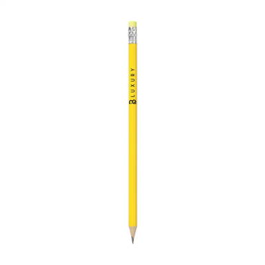 Bleistift mit Radiergummi - Gelb