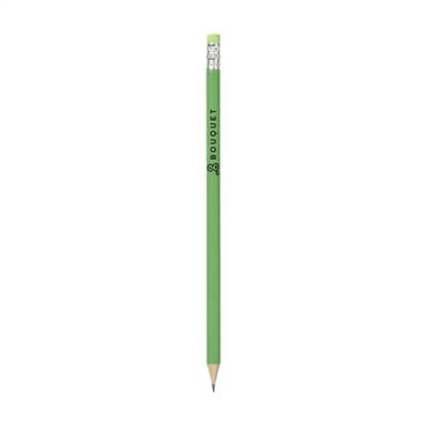 Bleistift mit Radiergummi - Hellgrün