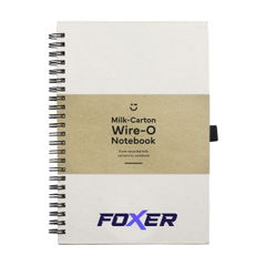 Milk-Carton Wire-O Notebook A5 notitieboek