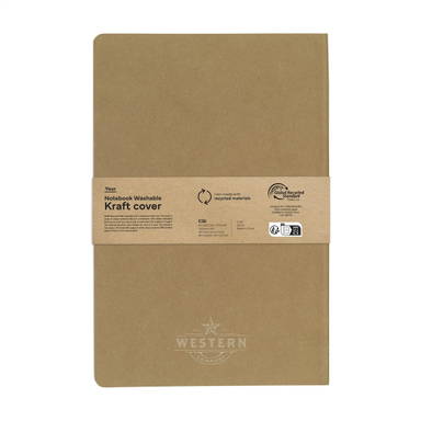 Notebook GRS Washable Kraft Cover A5 notitieboek