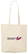 Natural Square Bag (165 g/m²) katoenen tas