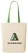 Canvas tas met gekleurd hengsel | 220 grams | 38 x 42 x 10 cm - Limegroen