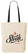 Canvas tas met gekleurd hengsel | 220 grams | 38 x 42 x 10 cm - Zwart