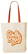 Canvas tas met gekleurd hengsel | 220 grams | 38 x 42 x 10 cm - Oranje