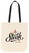 Canvas tas met gekleurd hengsel | 220 grams | 38 x 42 x 10 cm - Zwart