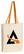 Canvas tas met gekleurd hengsel | 220 grams | 38 x 42 x 10 cm - Oranje