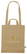 Organic Cotton Canvas colored Tote Bag (280 g/m²) tas - Bruin