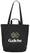 Organic Cotton Canvas colored Tote Bag (280 g/m²) tas - Zwart