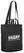 Organic Cotton Canvas colored Tote Bag (280 g/m²) tas - Zwart
