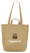 Organic Cotton Canvas colored Tote Bag (280 g/m²) tas - Bruin