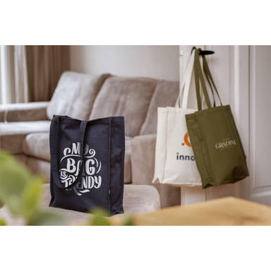 Solid Bag Colour GRS Recycled Canvas (340 g/m²) tas