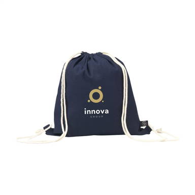 PromoColour GRS Recycled Cotton Backpack (150 g/m²)