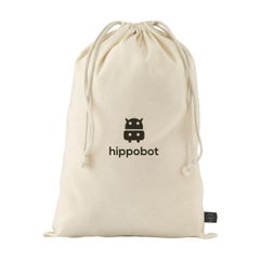 Gift Pouch Naturel GRS Recycled Cotton (150 g/m²) L