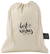 Gift Pouch Naturel GRS Recycled Cotton (150 g/m²) S