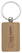 WoodKey Rectangle sleutelhanger