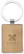 Bamboo Key Rectangle sleutelhanger