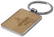 Bamboo Key Rectangle sleutelhanger